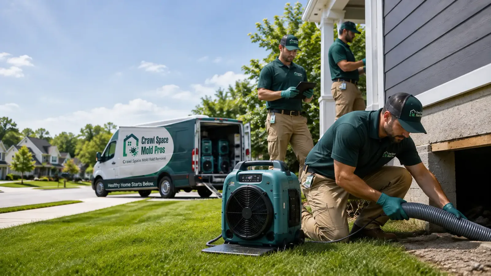 Crawl Space Mold Removal in Fiatt, IL